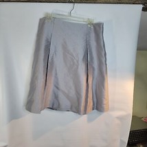 Talbots Petites Gray Silk/Cotton Skirt may have been hemmed Size 14P - $22.10