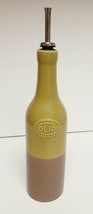 HARRY &amp; DAVID Olive Oil Cruet Dispenser Ceramic Stoneware Vinegar Bottle Green - £31.12 GBP