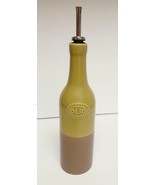 HARRY &amp; DAVID Olive Oil Cruet Dispenser Ceramic Stoneware Vinegar Bottle... - £30.63 GBP
