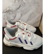 Adidas Originals Ozweego Red Blue White ID7966 GS Size 5 Unisex Kids Wom... - $67.66 CAD