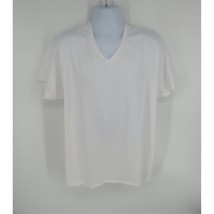 Fruit of the Loom Mens White V-Neck XL T-Shirts Pack Of 6 NWOT - $17.82