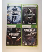 Call of Duty Xbox 360 lot of 4 games CIB TESTED - MW, BO, WAW, Ghosts - £38.04 GBP