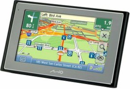 Mio Moov 500 Car Portable GPS Navigator System 4.7&quot; in USA Maps Superwide - £29.54 GBP