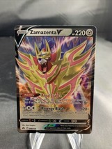 Pokémon TCG Zamazenta V Crown Zenith 098/159 Holo Ultra Rare - $1.49