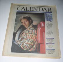 Bruce Springsteen Calendar Newspaper Supplement Vintage 1992 Cover Story... - $34.99