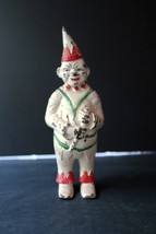 AC Williams Cast Iron Clown Jester Penny Still Cent Bank Vintage Antique 6&quot; - $750.76 MXN