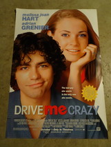 DRIVE ME CRAZY - MOVIE POSTER WITH MELISSA JOAN HART AND ADRIAN GRENIER  - $27.38 CAD