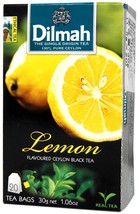 Dilmah Lemon Flavoured 20 Teabags 30g - $16.31