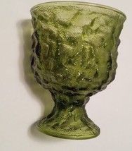 E.O.Brody  Green Crinkle Glass Vase/Planter - £9.67 GBP