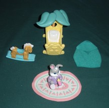 Vtg. Fisher Price Hideaway Hollow #74730 Baby&#39;s Nursery Set Comp//NEAR M... - £13.58 GBP