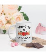 Promoted To Grandma 2023 Mugs, Grandma est coffee cup Gifts Grandma Coff... - $17.57+