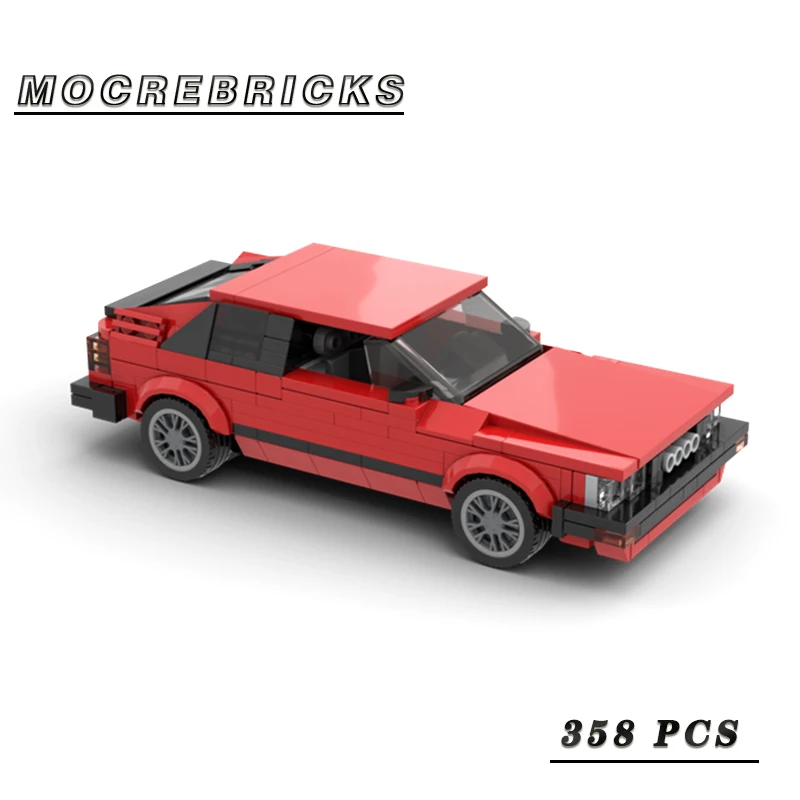 Classic City Vehicle Red and White Sports Car GT Super Racing Model MOC Building - £37.09 GBP+