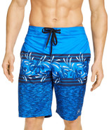 Calvin Klein Men&#39;s Floral-Print Upf 50+ 10&quot; E-Board Shorts in Skydiver B... - $43.82 CAD