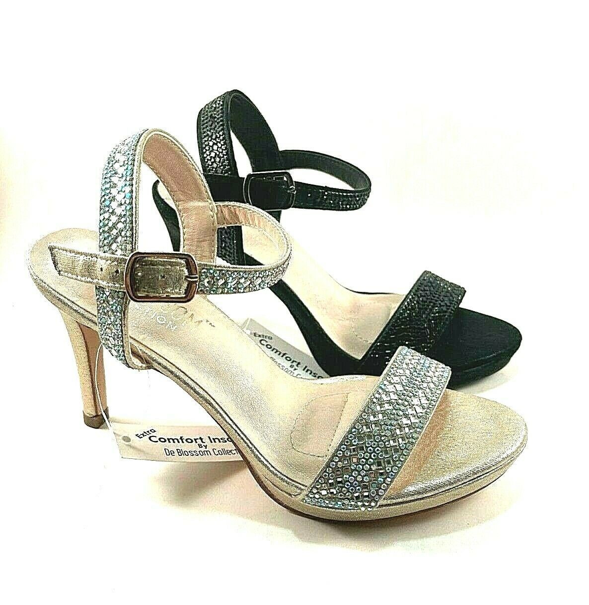 De Blossom Rosie-25 High Heel Dress Strappy Sandal Choose Sz/Color - $29.50