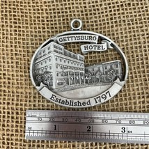 Gettysburg Hotel Established 1797 Solid Pewter Medallion Travel Souvenir - £7.45 GBP