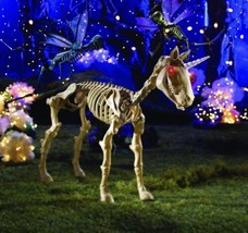 3.5ft long Skeleton Unicorn Halloween Prop Indoor Use (a) - £339.19 GBP