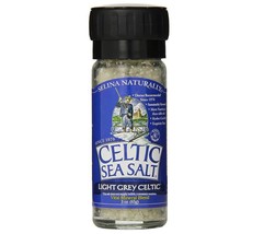 Celtic Sea Salt, Light Grey Grinder, 3 oz White - £29.15 GBP