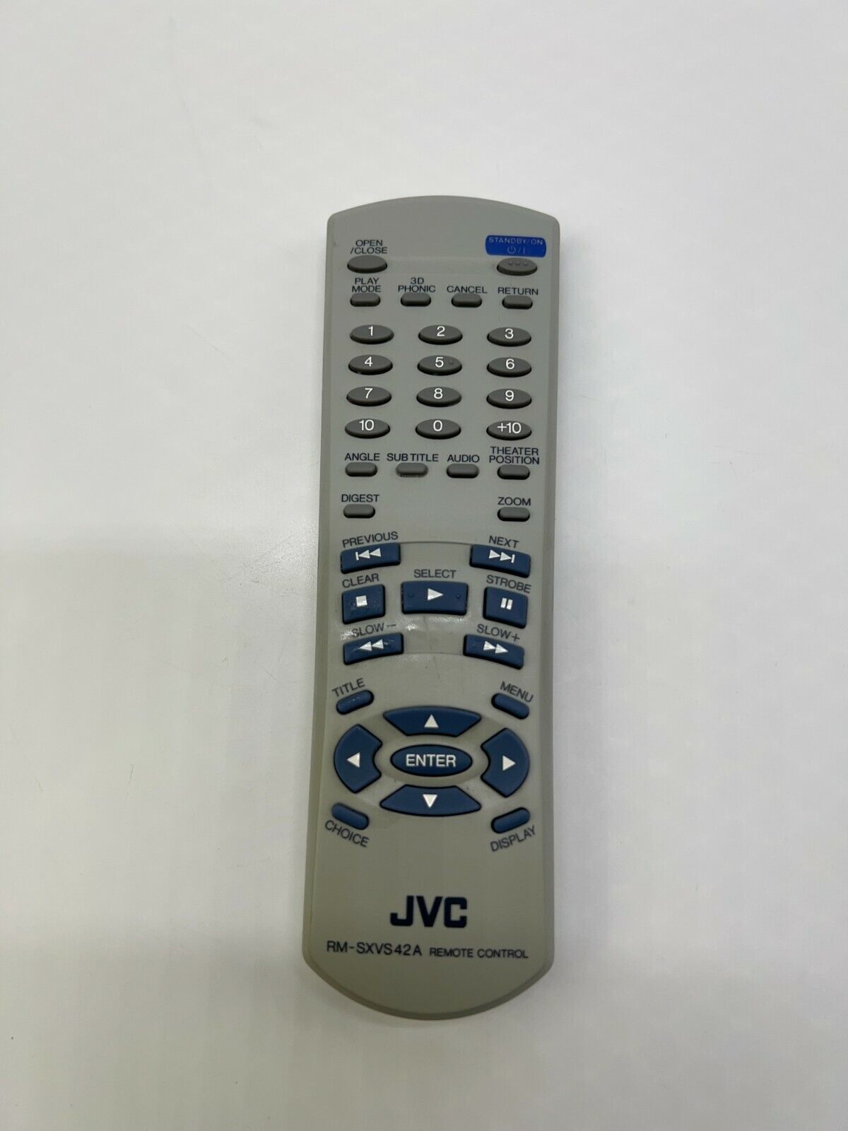 Primary image for JVC RM-SXVS42A  Remote Control w/Battery Cover. Tested.