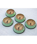 Lot of 5 Vintage Aquamarine Original Slave Maritime Clock Navigation Shi... - $652.31