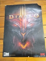 Diablo III Blizzard Entertainment Video Game Poster 19.5&quot; X 27&quot; - £24.76 GBP