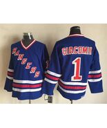 Rangers #1 Eddie Giacomin Jersey Old Style Uniform Blue - $49.00