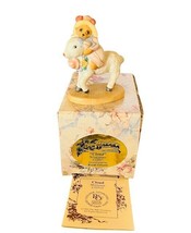 Jan Hagara signed figurine vtg limited edition porcelain doll box Cloud Lamb NIB - £23.35 GBP