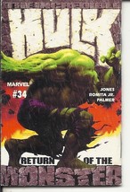 (CB-13) 2002 Marvel Comic Book - Incredible Hulk #34 - Rare Mini Keychain Promo  - $15.00