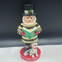 Hersheys advertising vtg figurine sculpture Happy holiday Caroler dog puppy Xmas - £19.71 GBP