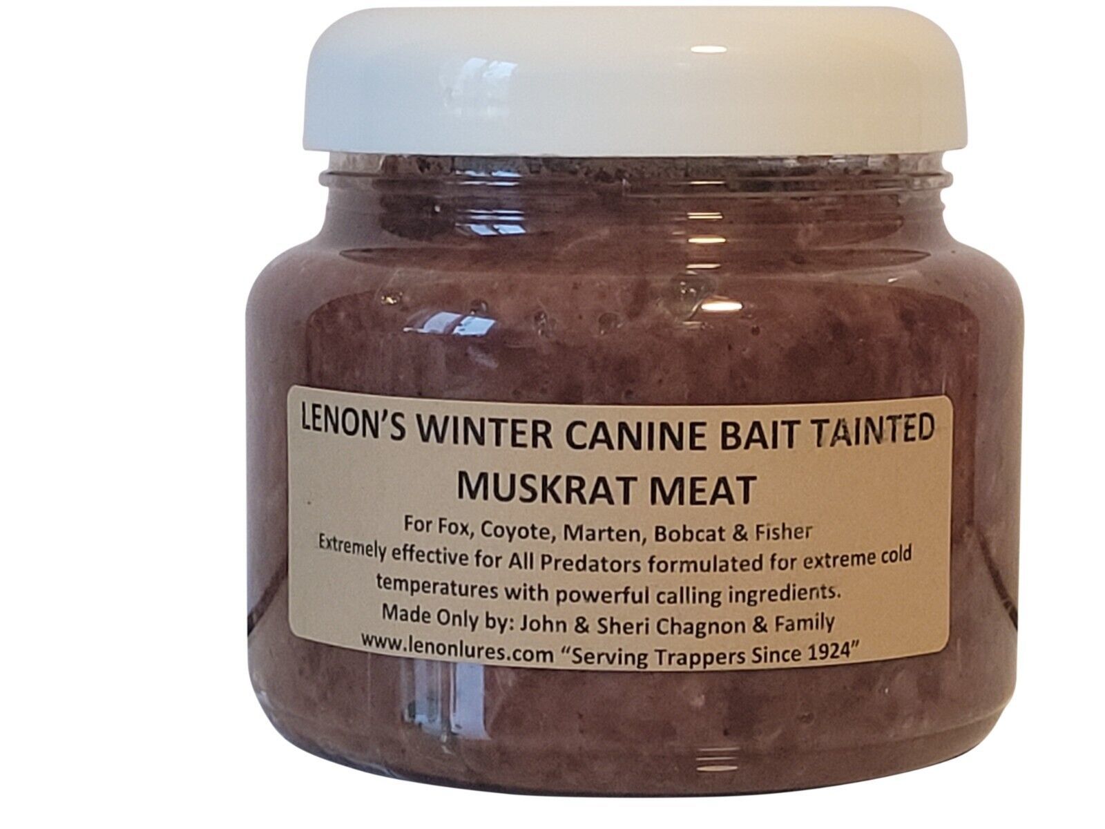 Lenon&#39;s Winter Canine Bait Tainted Muskrat Meat For Marten &amp; Fisher Trap... - $10.00+
