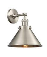 Sconce Briarcliff 10&quot; Brushed Satin Nickel 1 Lt. Shade shown a 203-SN-M1... - €196,24 EUR