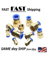 1x Air Fitting Hose Tube to BSP Female Thread Brass Pneumatic Connector ... - £6.72 GBP+