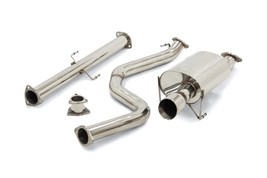 Yonaka Catback Exhaust for 92-00 Honda Civic 2dr 4dr 3&quot; Stainless Steel OPEN BOX - £474.02 GBP