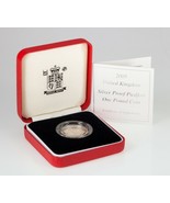 2005 Great Britain Silver Piedfort 1 Pound Proof Coin, KM P50 - €103,19 EUR