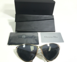 Christian Dior Sunglasses DiorNewMotard J5GIR Gold Frames with Black Lenses - $148.49