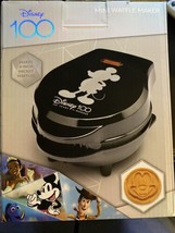 Disney 100 Years Of Wonder Mickey Mouse 4-Inch Waffle Maker, Excellent Gift Pack - £18.66 GBP