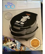 Disney 100 Years Of Wonder Mickey Mouse 4-Inch Waffle Maker, Excellent G... - £18.26 GBP