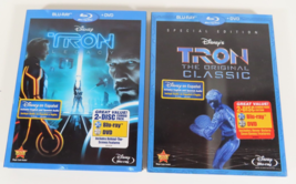 Tron Original Classic (Special Edition) / Tron Legacy Blu Ray + Dvd Lot Of 2 - £11.83 GBP
