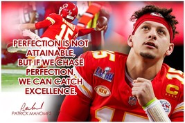 Patrick Mahomes Poster Motivational Quote Posters Inspirational Football Sports - £18.35 GBP