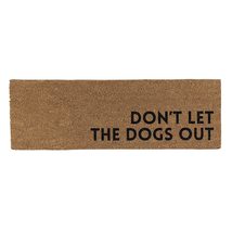 Santa Barbara Design Studio Coir Fiber Door Mat, 30 x 10-Inch, Don&#39;t Let The Dog - £17.09 GBP
