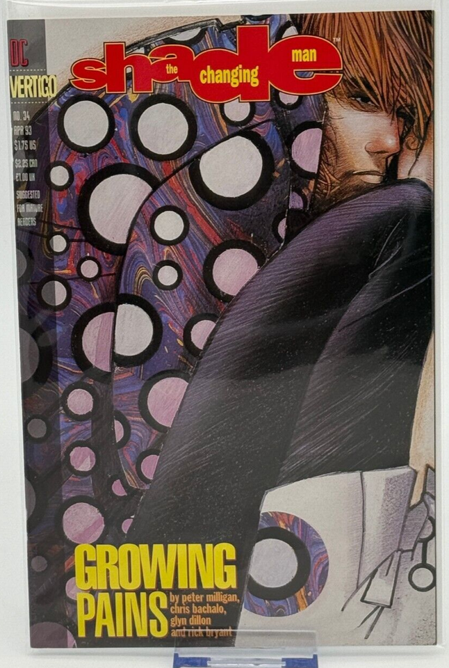Shade the Changing Man #34 (1993) DC Vertigo Comics Chris Bachalo Cover Art - $4.99