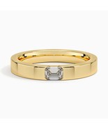 Emerald-cut diamond create a modern, trendy look,Handmade, Birthday Gift... - $459.00+