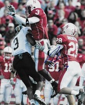 Fabian Washington Nebraska signed autographed 8x10 photo COA  - £51.55 GBP