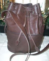 Coach 4151 Vintage Thompson Drawstring Bucket Bag Leather Mahogany Vtg 1... - $99.00