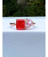 Red Pink Toi et Moi Ring - £67.15 GBP