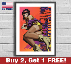 Cowboy Bebop Faye Valentine 18&quot; x 24&quot; Poster Print Anime Manga 90s Wall Art - £10.54 GBP