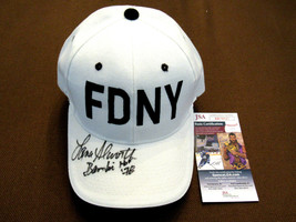 LANCE ALWORTH BAMBI HOF 78 SAN DIEGO CHARGER SIGNED AUTO FDNY CAP HAT JS... - £194.68 GBP