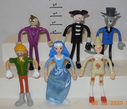 2002 McDonalds Happy Meal Pinocchio Complete Set of 6 toys - £23.23 GBP