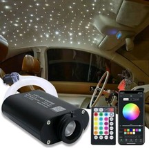 Headliner 16W Fiber Optic Lights Star Light Kit APP Bluetooth RGBW Remote - £38.71 GBP