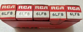 6LF8 One Sleeve (5) RCA Tubes NOS NIB Top Halo Foil Getter - $13.10