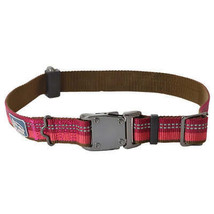Berry Red Reflective Adjustable Dog Collar by Coastal Pet K9 Explorer - £26.25 GBP